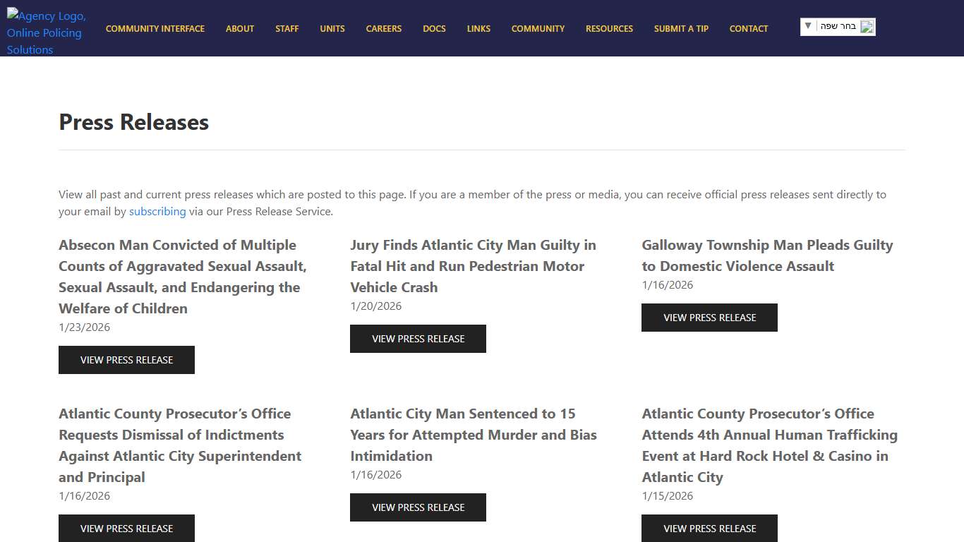 Atlantic County Prosecutors Office (NJ)